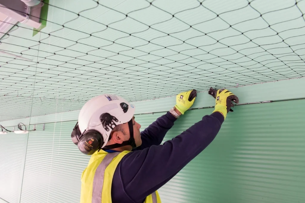 Anti-Bird Nets for Commercial Buildings installation
