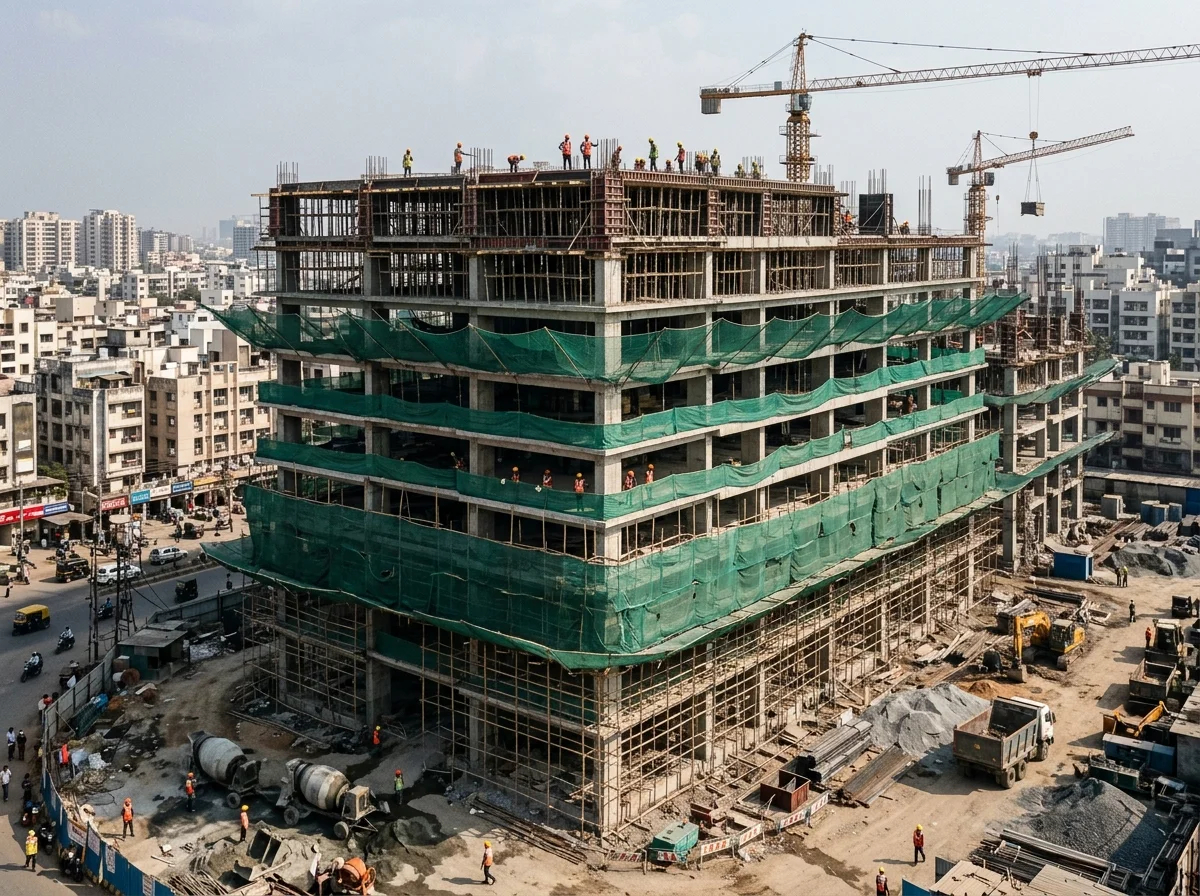Construction Safety Nets installation