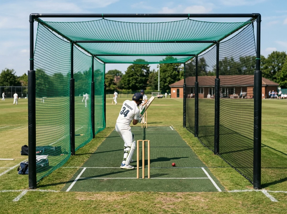 Cricket Practice Nets installation