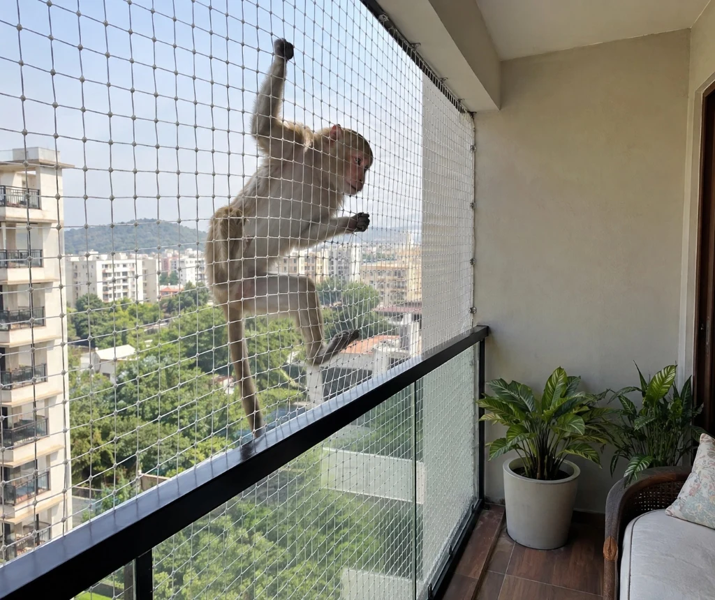 Monkey Safety Nets installation